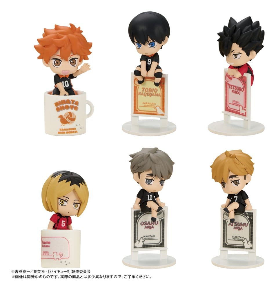 Haikyu!! Ochatomo Series Sammelfiguren 4 cm Blind Box Sortiment (6)    - Preorder - ETA: 25.09.2026