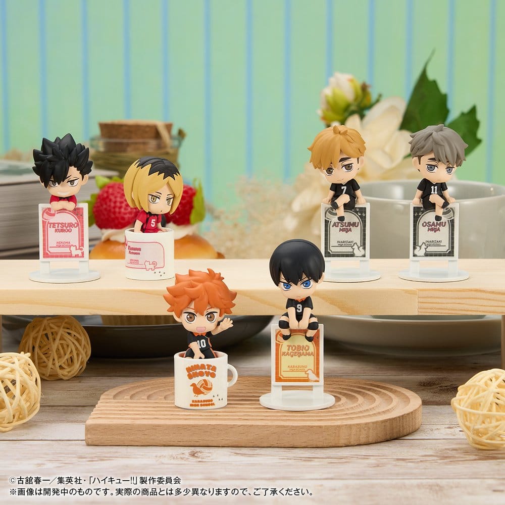Haikyu!! Ochatomo Series Sammelfiguren 4 cm Blind Box Sortiment (6)    - Preorder - ETA: 25.09.2026