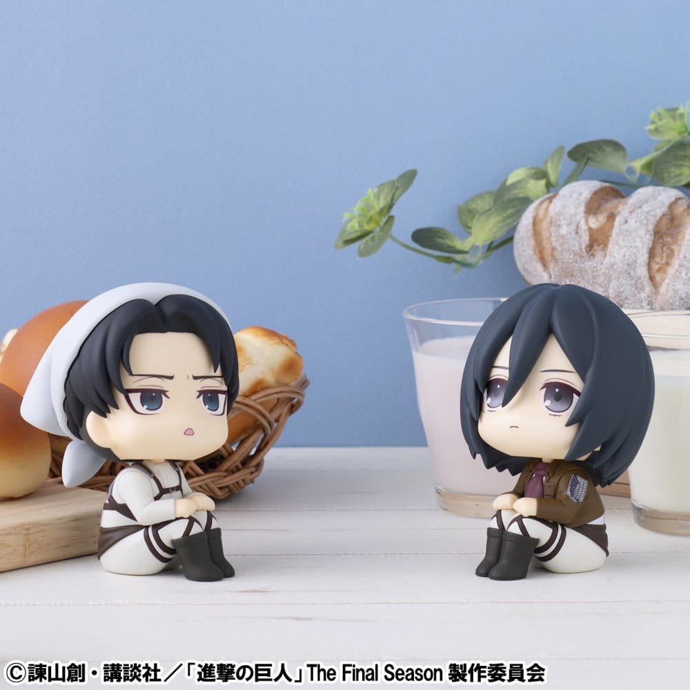 Attack on Titan Look Up PVC Statuen Levi Cleaning up Ver. & Mikasa Ackerman (with gift) 11 cm            - Preorder - ETA: 25.10.2026