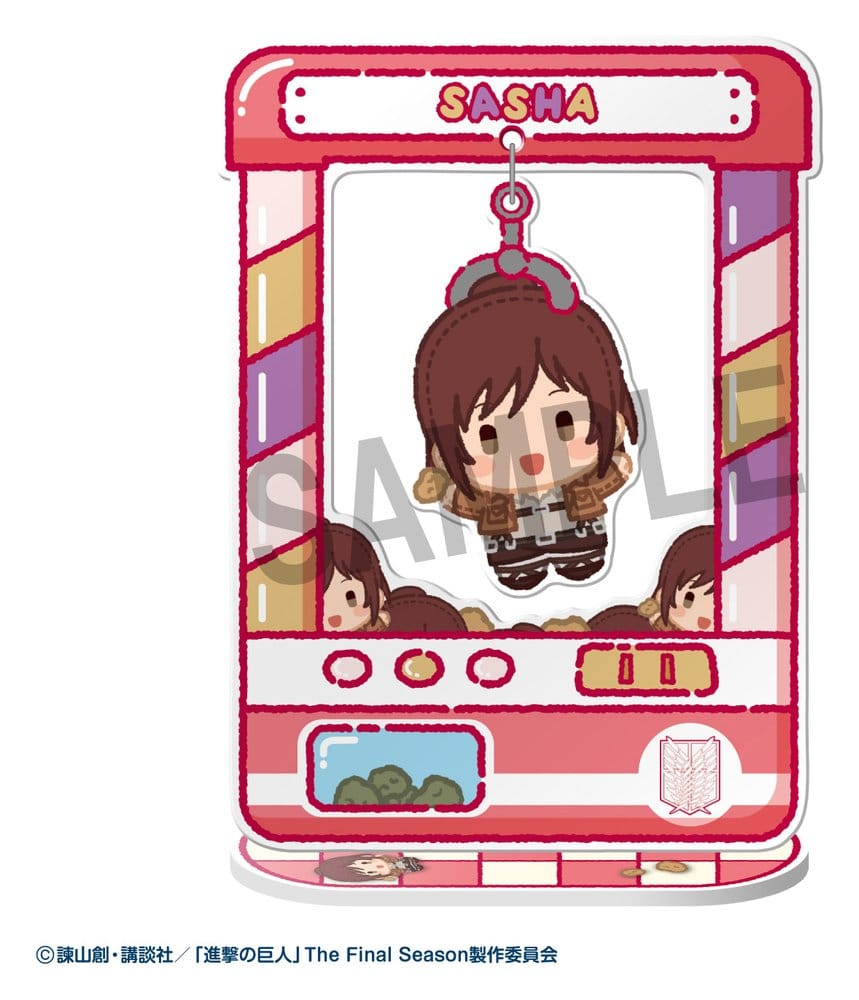 Attack on Titan Acryl Figuren Chara Catcher 9 cm Blind Box Display (8)                    - Preorder - ETA: 25.10.2026