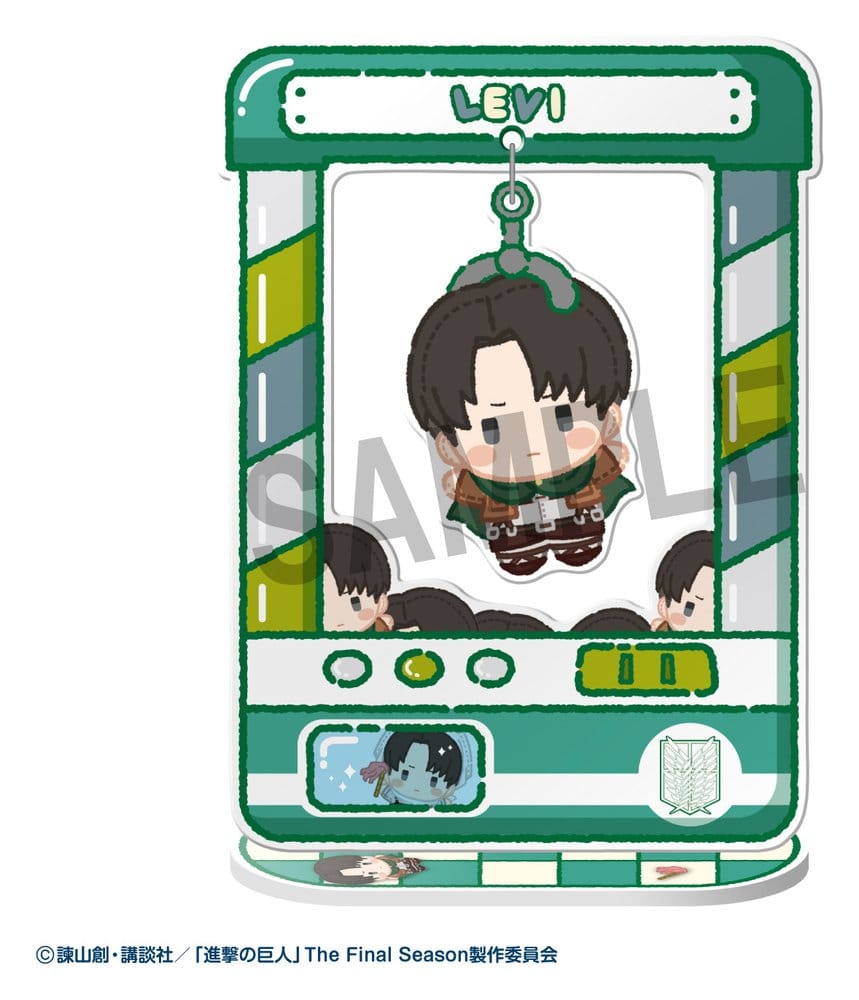 Attack on Titan Acryl Figuren Chara Catcher 9 cm Blind Box Display (8)                    - Preorder - ETA: 25.10.2026