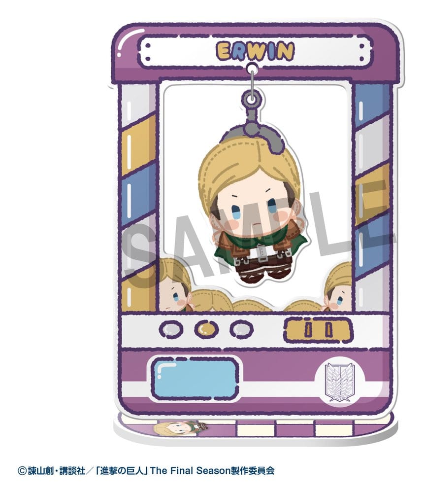 Attack on Titan Acryl Figuren Chara Catcher 9 cm Blind Box Display (8)                    - Preorder - ETA: 25.10.2026