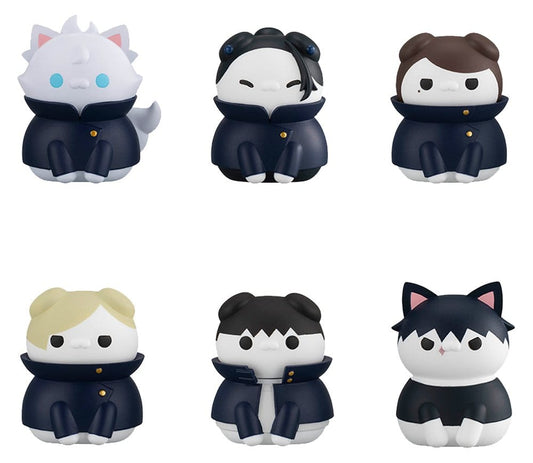 Jujutsu Kaisen Mega Cat Project Jujutsu Cats Hidden Inventory/Premature Death Ver. Minifiguren 3 cm Blind Box Display (8) (Repeat) - Preorder - ETA: 25.01.2027