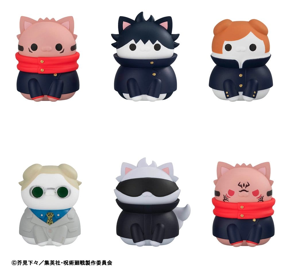 Jujutsu Kaisen Mega Cat Project Minifiguren Jujutsu Cats Shibuya Incident Ver. 3 cm Blind Box Sortiment (8) (Repeat) - Preorder - ETA: 24.12.2026