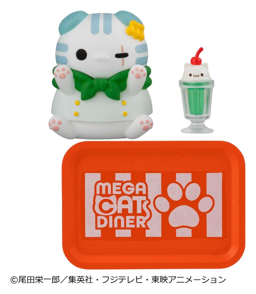 One Piece Mega Cat Project Minifiguren NyanPieceNyan! Diner! 3 cm Blind Box Display (6) - Preorder - ETA: 25.02.2027