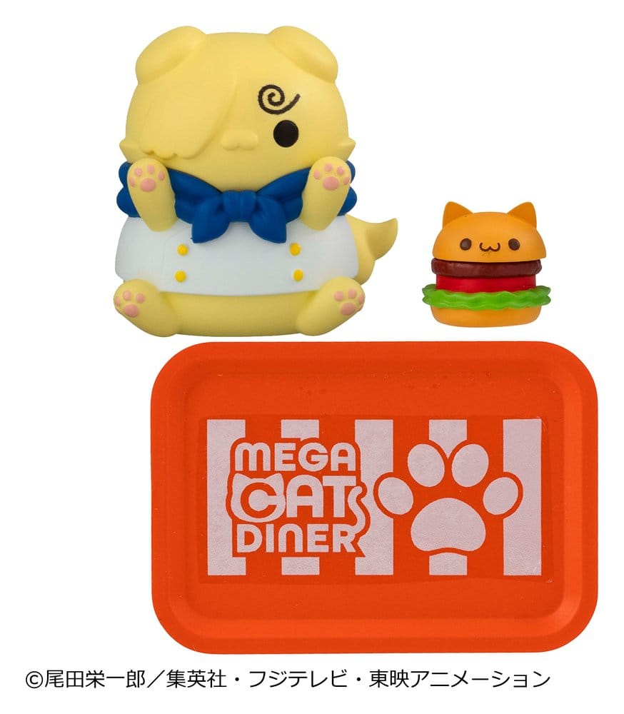 One Piece Mega Cat Project Minifiguren NyanPieceNyan! Diner! 3 cm Blind Box Display (6) - Preorder - ETA: 25.02.2027