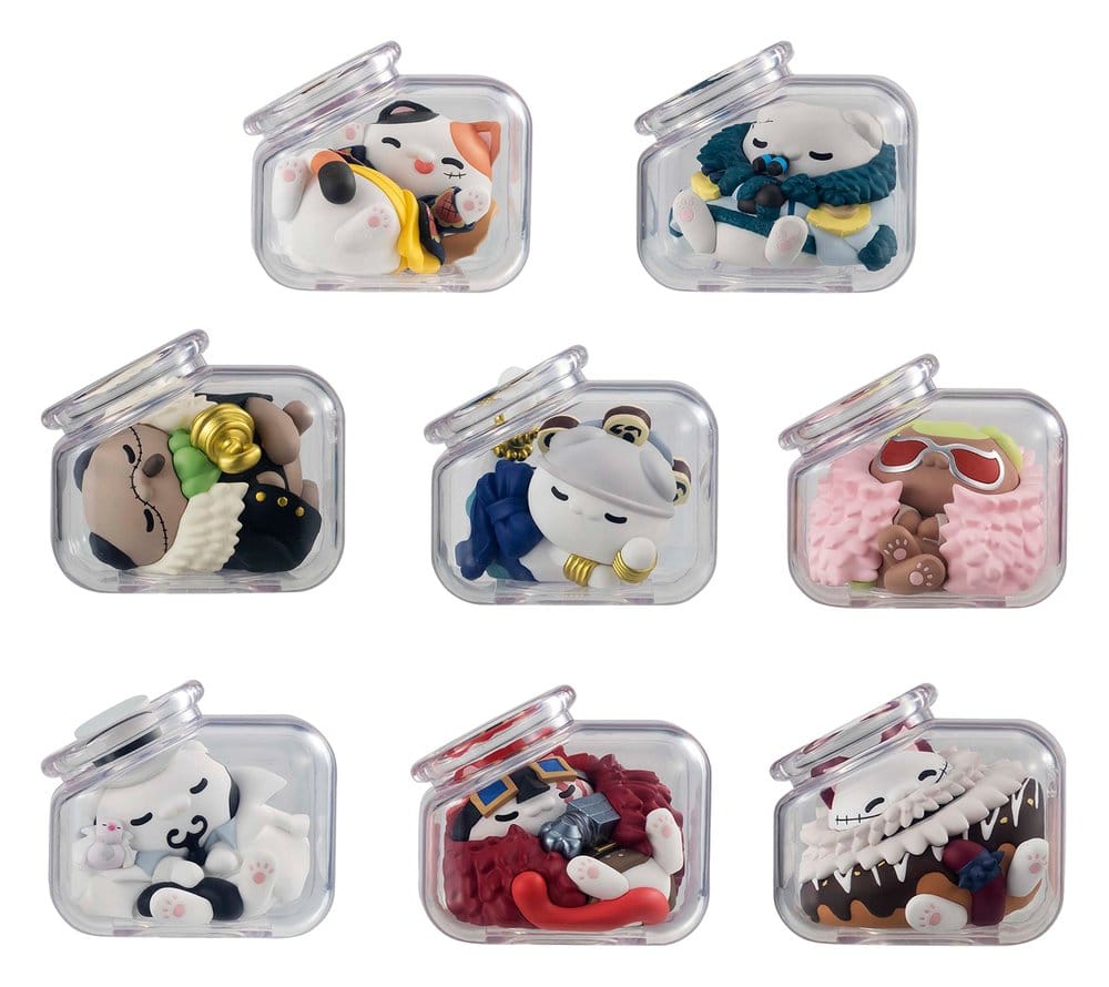 One Piece Mega Cat Project Minifiguren Good Night NyanPieceNyan! Ver. Luffy with rivals 6 cm Blind Box Sortiment (8) - Preorder - ETA: 25.12.2026