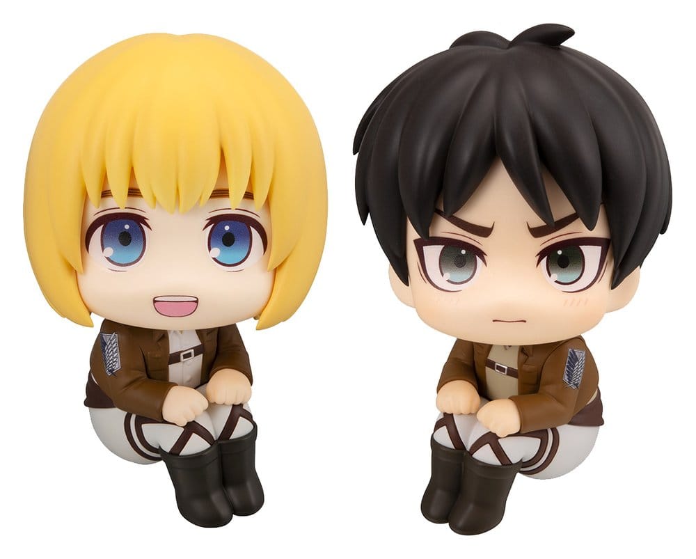 Attack on Titan Lookup PVC-Figuren 2er-Pack Armin Arlert & Eren Yeager Grumpy Ver. 11 cm (with gift) - Preorder - ETA: 25.11.2026