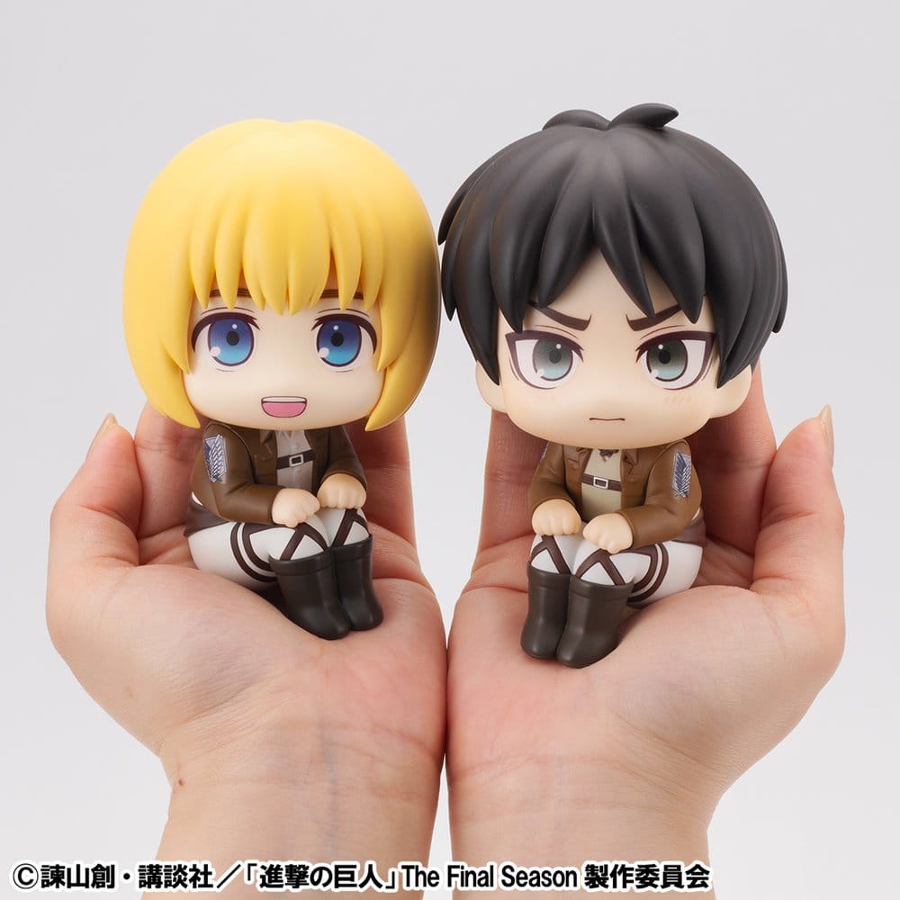 Attack on Titan Lookup PVC-Figuren 2er-Pack Armin Arlert & Eren Yeager Grumpy Ver. 11 cm (with gift) - Preorder - ETA: 25.11.2026
