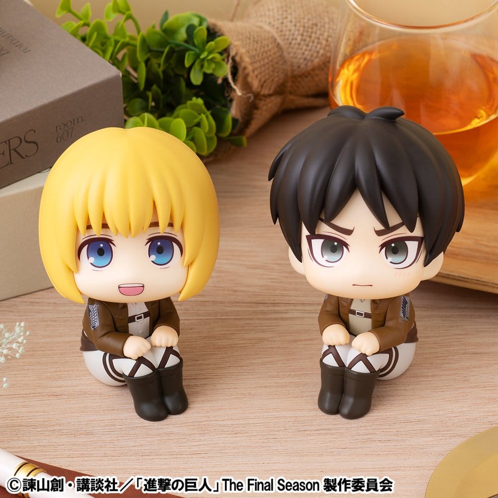 Attack on Titan Lookup PVC-Figuren 2er-Pack Armin Arlert & Eren Yeager Grumpy Ver. 11 cm (with gift) - Preorder - ETA: 25.11.2026