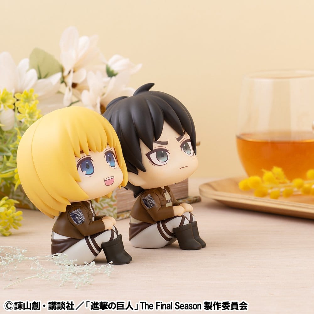 Attack on Titan Lookup PVC-Figuren 2er-Pack Armin Arlert & Eren Yeager Grumpy Ver. 11 cm (with gift) - Preorder - ETA: 25.11.2026
