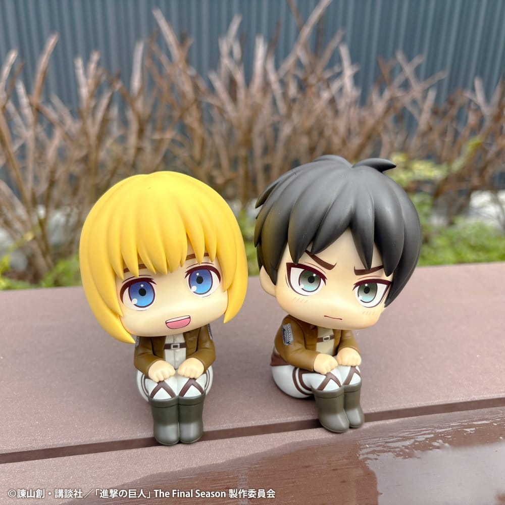 Attack on Titan Lookup PVC-Figuren 2er-Pack Armin Arlert & Eren Yeager Grumpy Ver. 11 cm (with gift) - Preorder - ETA: 25.11.2026