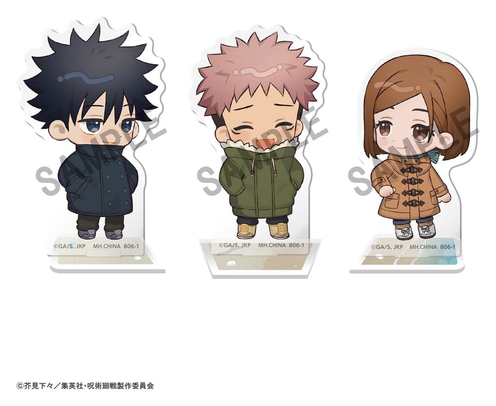 Jujutsu Kaisen Buddycolle Acrylaufsteller 5th Anniversary C Megumi Fushiguro, Yuji Itadori & Nobara Kugisaki 10 cm - Preorder - ETA: 25.11.2026