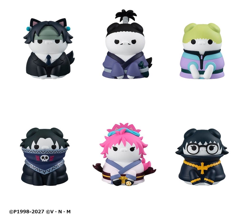Hunter x Hunter Mega Cat Project Minifiguren Nyanter x Nyanter the Phantom Troupe x Cat 3 cm Blind Box Display (8) - Preorder - ETA: 25.03.2027
