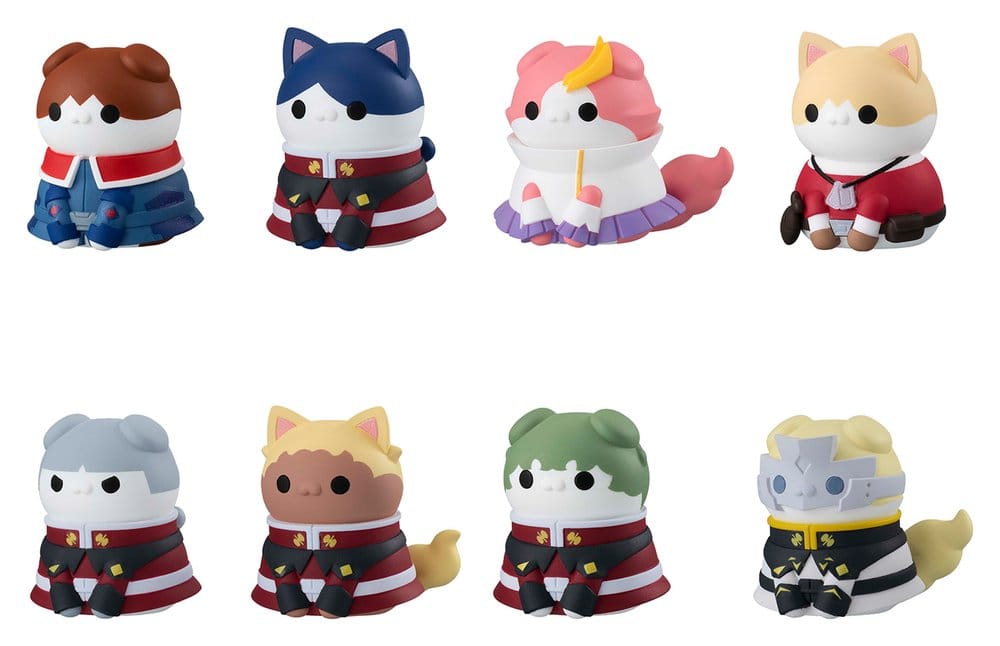 Mobile Suit Gundam SEED Mega Cat Project Minifiguren Nyandam SEED Cats in Disguise Blind Box Display (8) - Preorder - ETA: 25.01.2027