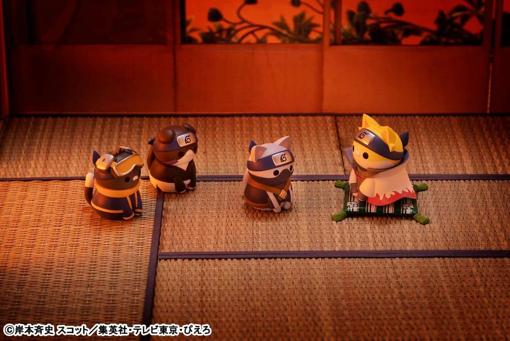 Naruto Shippuden Mega Cat Project Nyaruto! Once upon a time in Konoha village Minifiguren 3 cm Blind Box Display (8) (Repeat) - Preorder - ETA: 25.01.2027