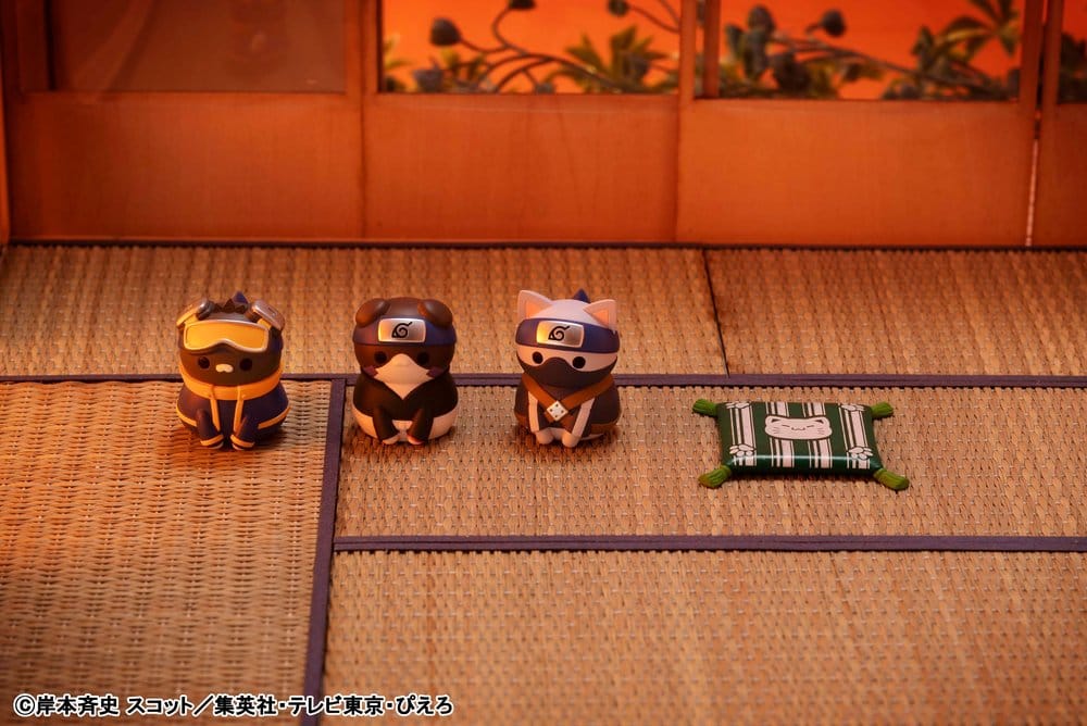 Naruto Shippuden Mega Cat Project Nyaruto! Once upon a time in Konoha village Minifiguren 3 cm Blind Box Display (8) (Repeat) - Preorder - ETA: 25.01.2027