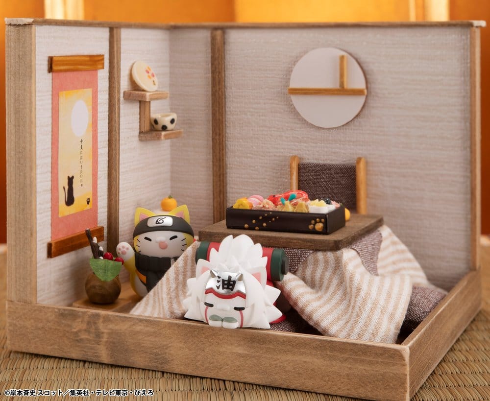 Naruto Shippuden Mega Cat Project Nyaruto! Minifiguren The bond between master and disciple ver. Blind Box Sortiment (8) (Repeat) - Preorder - ETA: 23.04.2027