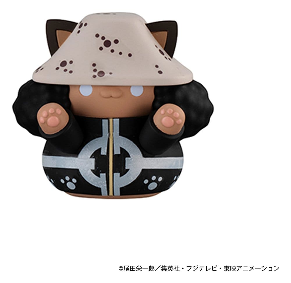 One Piece Mega Cat Project Nyan Piece Nyan! Luffy & the Seven Warlords of the Sea Minifiguren 3 cm Blind Box Display (8) (Repeat) - Preorder - ETA: 25.01.2027