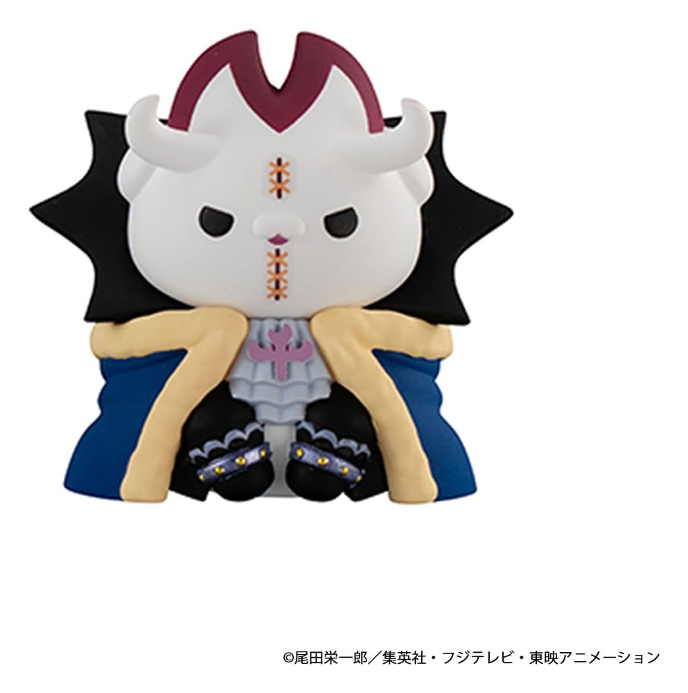 One Piece Mega Cat Project Nyan Piece Nyan! Luffy & the Seven Warlords of the Sea Minifiguren 3 cm Blind Box Display (8) (Repeat) - Preorder - ETA: 25.01.2027