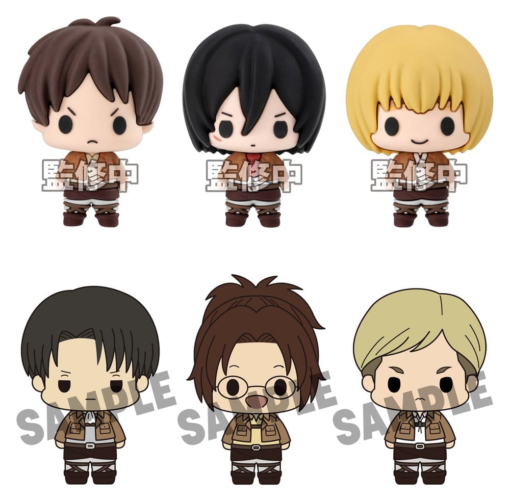 Attack on Titan Chokorin Collection Minifiguren 5 cm Blind Box Display (6) - Preorder - ETA: 25.01.2027