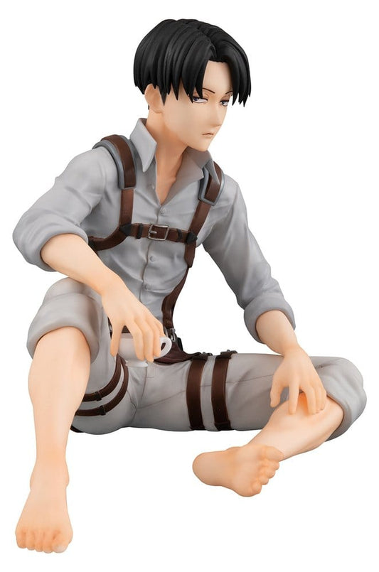 Attack on Titan G.E.M. Series PVC Figur Squad Captain Levi Palm Size 9 cm - Preorder - ETA: 25.02.2027