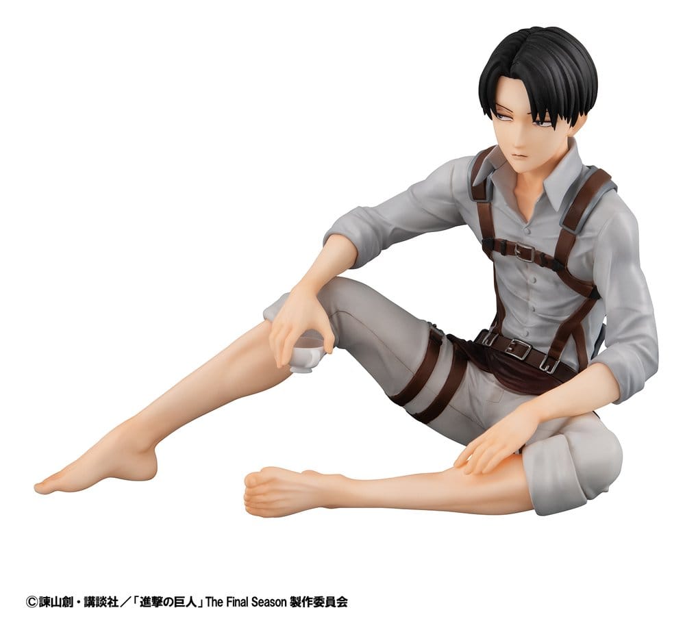 Attack on Titan G.E.M. Series PVC Figur Squad Captain Levi Palm Size 9 cm - Preorder - ETA: 25.02.2027