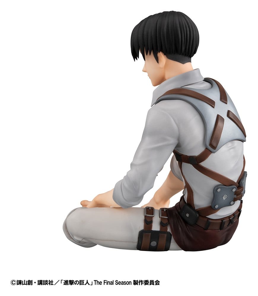 Attack on Titan G.E.M. Series PVC Figur Squad Captain Levi Palm Size 9 cm - Preorder - ETA: 25.02.2027