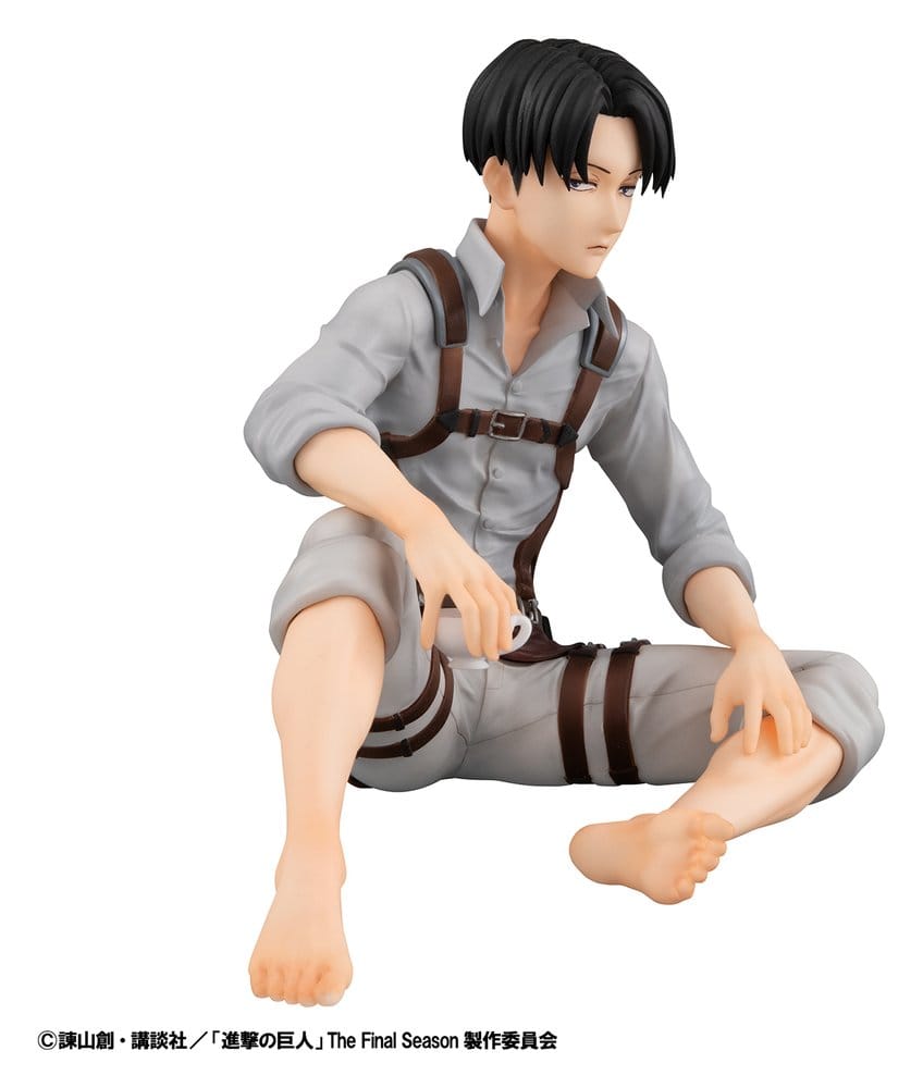 Attack on Titan G.E.M. Series PVC Figuren 2er-Pack Eren Yeager & Squad Captain Levi Palm Size - Preorder - ETA: 25.02.2027