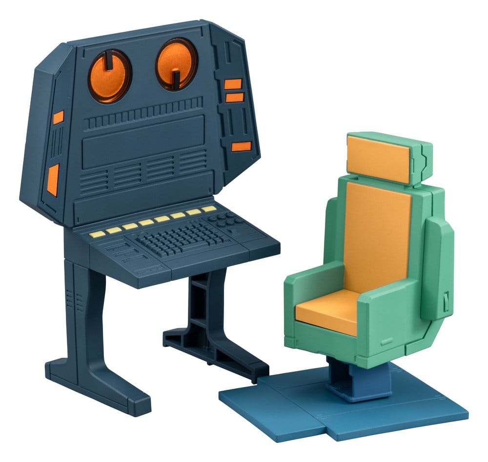 Mobile Suit Gundam G.M.G. Collection EX Diorama White Base Bridge Radio Operator Desk Set 10 cm (with gift) - Preorder - ETA: 25.02.2027