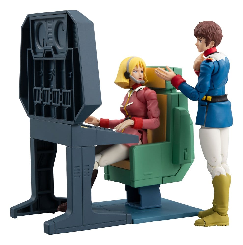 Mobile Suit Gundam G.M.G. Collection EX Diorama White Base Bridge Radio Operator Desk Set 10 cm (with gift) - Preorder - ETA: 25.02.2027