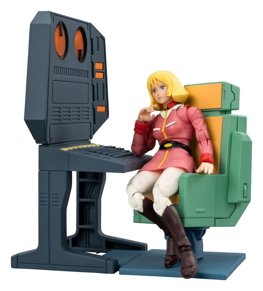 Mobile Suit Gundam G.M.G. Collection EX Diorama White Base Bridge Radio Operator Desk Set 10 cm (with gift) - Preorder - ETA: 25.02.2027