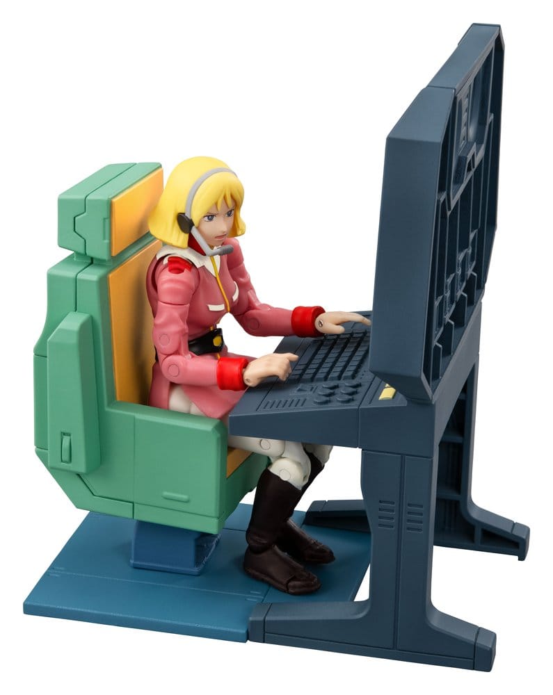Mobile Suit Gundam G.M.G. Collection EX Diorama White Base Bridge Radio Operator Desk Set 10 cm (with gift) - Preorder - ETA: 25.02.2027
