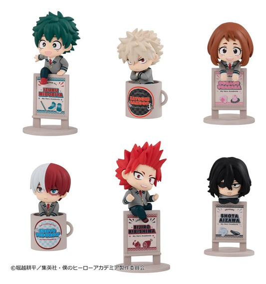 My Hero Academia Ochatomo Series Minifiguren A Little Break Tea Time 4 cm Blind Box Display (6) - Preorder - ETA: 25.06.2027