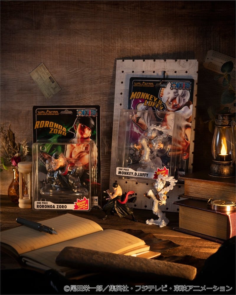 One Piece Wallstar PVC Figuren 2er-Pack Monkey D. Ruffy Gear Fifth & Roronoa Zoro (with gift) 10 cm - Preorder - ETA: 23.04.2027
