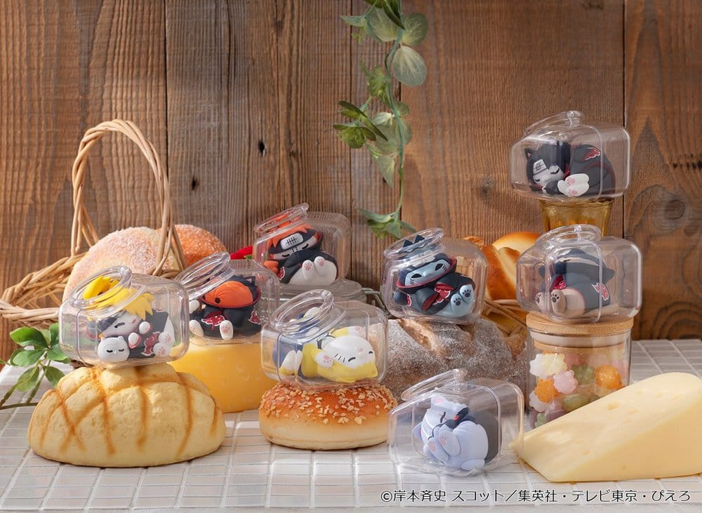 Naruto Shippuden Mega Cat Project Minifiguren Good Night Nyaruto! Gathering Akatsuki Edition Vol. 2 6 cm Blind Box Display (8) - Preorder - ETA: 25.08.2027