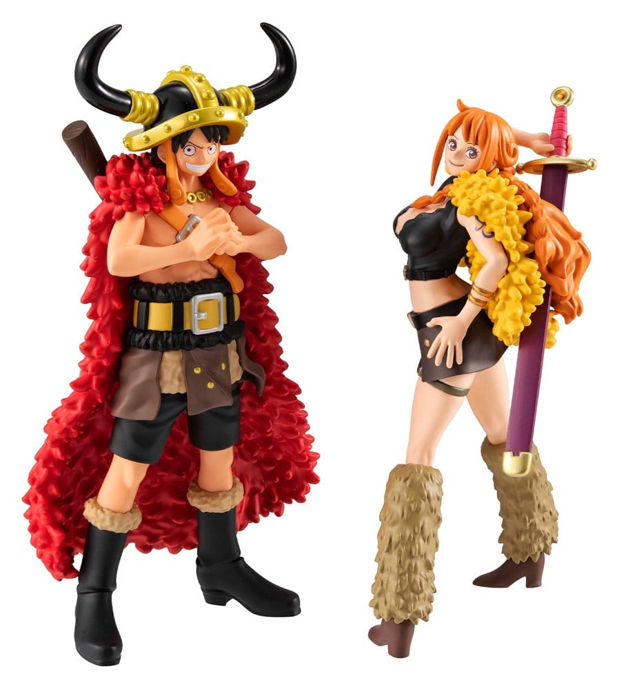 One Piece WALLSTAR PVC Figuren 2er-Pack Monkey D. Ruffy & Nami Ver. Elbaph 11 cm (with gift) - Preorder - ETA: 23.07.2027