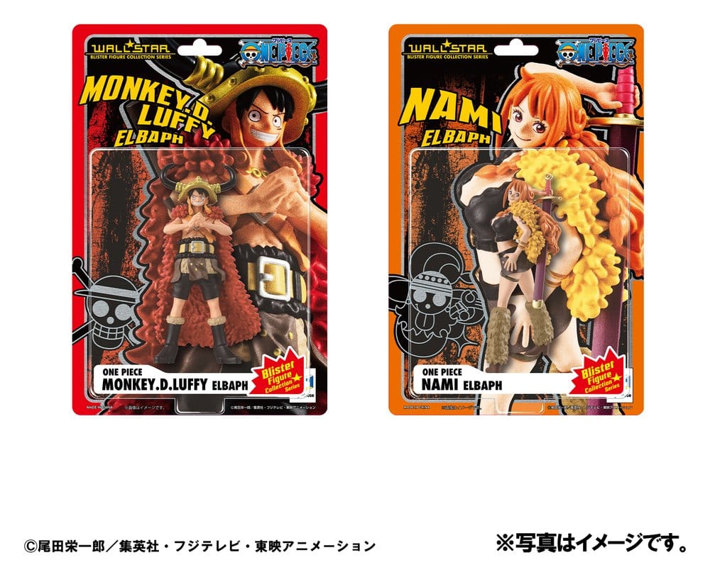 One Piece WALLSTAR PVC Figuren 2er-Pack Monkey D. Ruffy & Nami Ver. Elbaph 11 cm (with gift) - Preorder - ETA: 23.07.2027