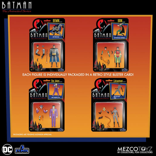 DC Comics 5 Points Actionfiguren 9 cm Batman: The Animated Series Sortiment (4) - Preorder - ETA Ende 02.2025