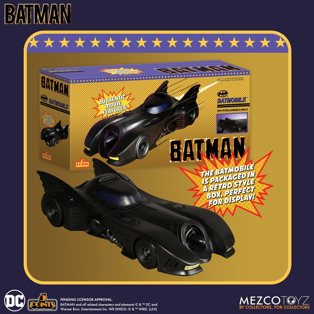 Batman (1989) 5 Points Fahrzeug Batmobile - Preorder - ETA: Ende 05.2025