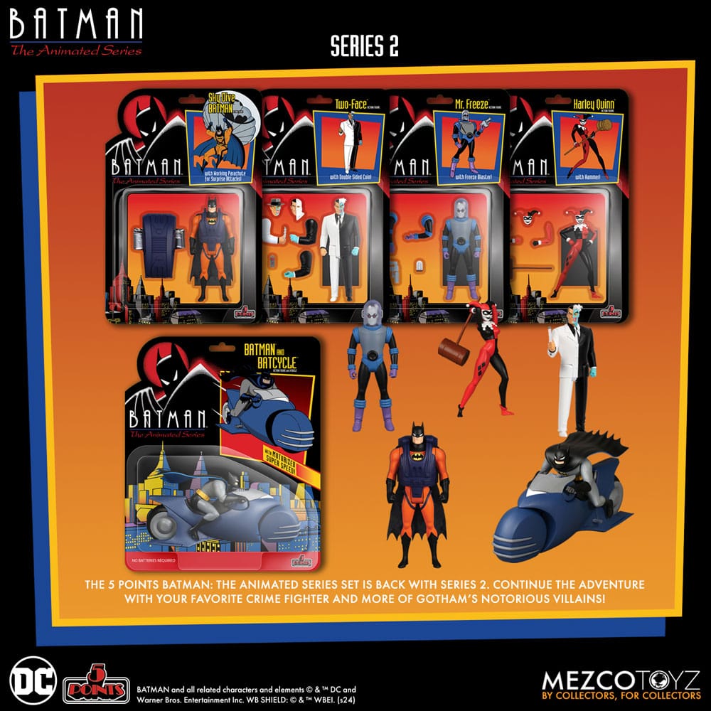 Batman: The Animated Series 2 5 Points Actionfiguren Deluxe Box Set 9 cm  - Preorder - ETA: 26.11.2025