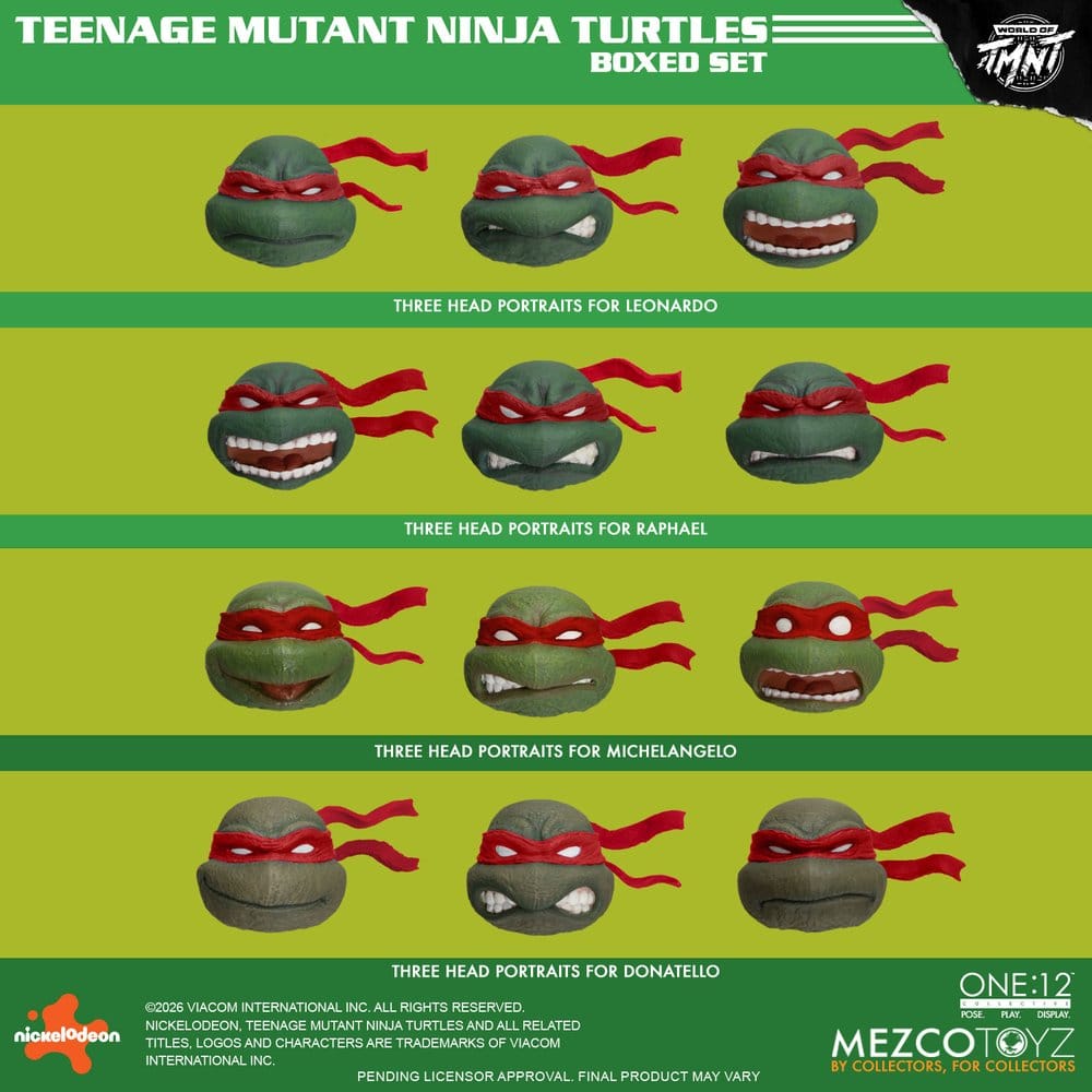 Teenage Mutant Ninja Turtles One:12 Collective Actionfiguren 1/12 Boxed Set 17 cm - Preorder - ETA: 25.02.2027