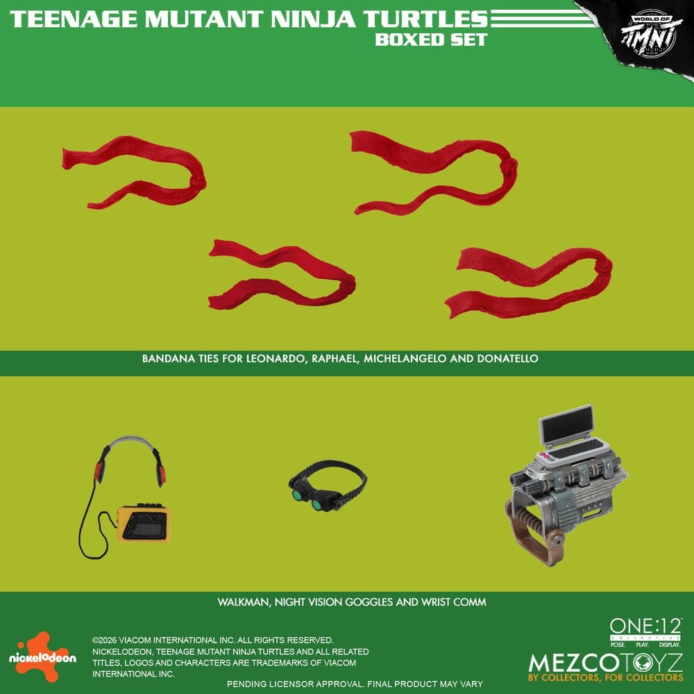 Teenage Mutant Ninja Turtles One:12 Collective Actionfiguren 1/12 Boxed Set 17 cm - Preorder - ETA: 25.02.2027