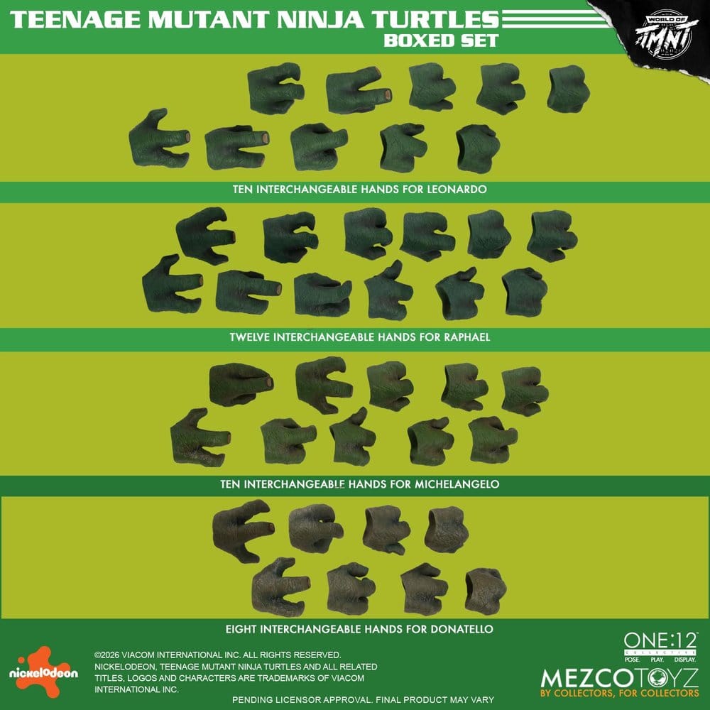 Teenage Mutant Ninja Turtles One:12 Collective Actionfiguren 1/12 Boxed Set 17 cm - Preorder - ETA: 25.02.2027