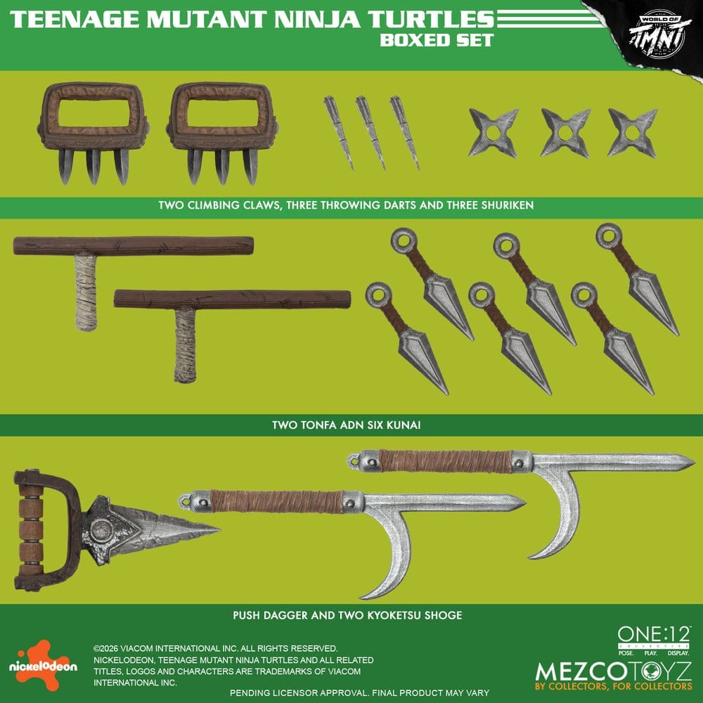 Teenage Mutant Ninja Turtles One:12 Collective Actionfiguren 1/12 Boxed Set 17 cm - Preorder - ETA: 25.02.2027