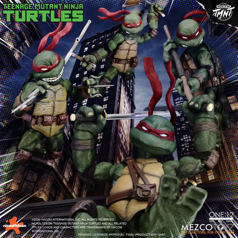 Teenage Mutant Ninja Turtles One:12 Collective Actionfiguren 1/12 Boxed Set 17 cm - Preorder - ETA: 25.02.2027