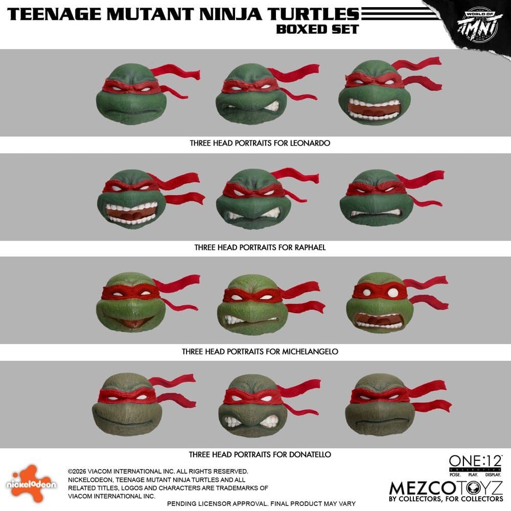 Teenage Mutant Ninja Turtles One:12 Collective Actionfiguren 1/12 Boxed Set 17 cm - Preorder - ETA: 25.02.2027