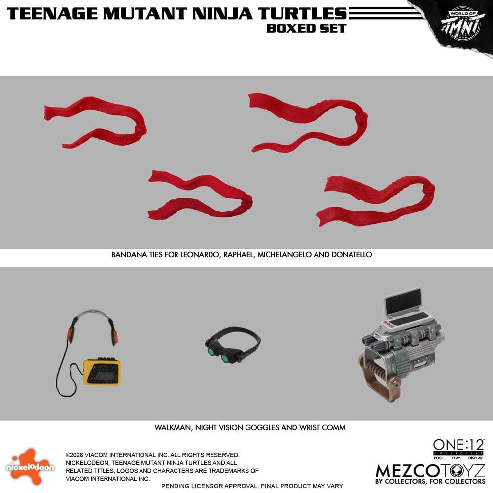 Teenage Mutant Ninja Turtles One:12 Collective Actionfiguren 1/12 Boxed Set 17 cm - Preorder - ETA: 25.02.2027