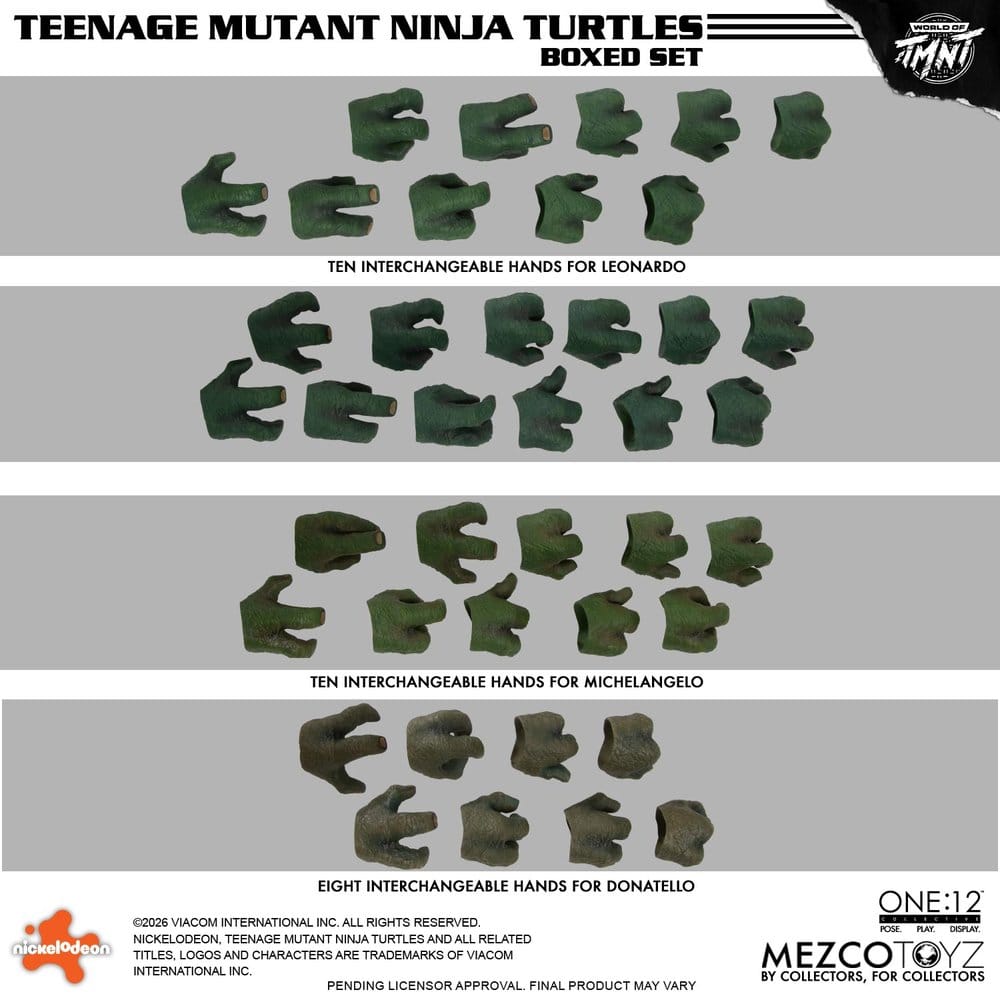 Teenage Mutant Ninja Turtles One:12 Collective Actionfiguren 1/12 Boxed Set 17 cm - Preorder - ETA: 25.02.2027
