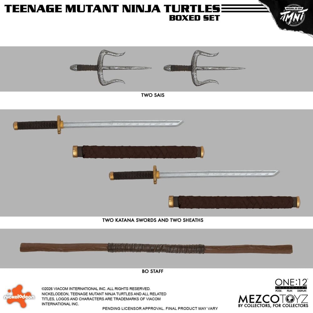 Teenage Mutant Ninja Turtles One:12 Collective Actionfiguren 1/12 Boxed Set 17 cm - Preorder - ETA: 25.02.2027